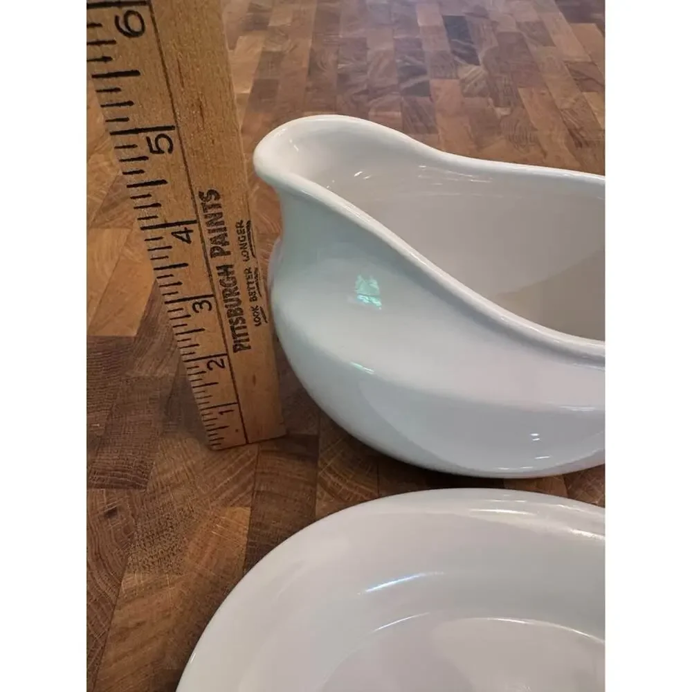 Sur La Table Gravy Boat with Saucer